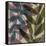 Purple Green Leaves-Kristin Emery-Framed Stretched Canvas