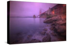 Purple Haze at The Golden Gate Bridge, San Francisco-Vincent James-Stretched Canvas