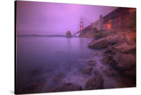 Purple Haze at The Golden Gate Bridge, San Francisco-Vincent James-Stretched Canvas