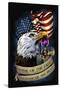 Purple Heart Eagle and Flag 01-FlyLand Designs-Stretched Canvas