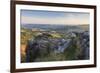 Purple Heather on Curbar Edge-Eleanor Scriven-Framed Photographic Print