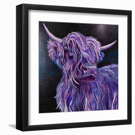 Purple Highland-Emma Catherine Debs-Framed Art Print