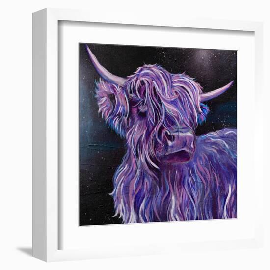 Purple Highland-Emma Catherine Debs-Framed Art Print