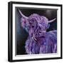 Purple Highland-Emma Catherine Debs-Framed Art Print