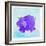 Purple Hippo-null-Framed Giclee Print