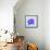 Purple Hippo-null-Framed Stretched Canvas displayed on a wall