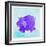 Purple Hippo-null-Framed Premium Giclee Print