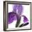 Purple Iris IV-Monika Burkhart-Framed Photographic Print