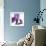 Purple Iris IV-Monika Burkhart-Framed Photographic Print displayed on a wall