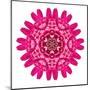 Purple Kaleidoscopic Flower Mandala-tr3gi-Mounted Art Print