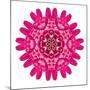 Purple Kaleidoscopic Flower Mandala-tr3gi-Mounted Art Print