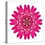 Purple Kaleidoscopic Flower Mandala-tr3gi-Stretched Canvas