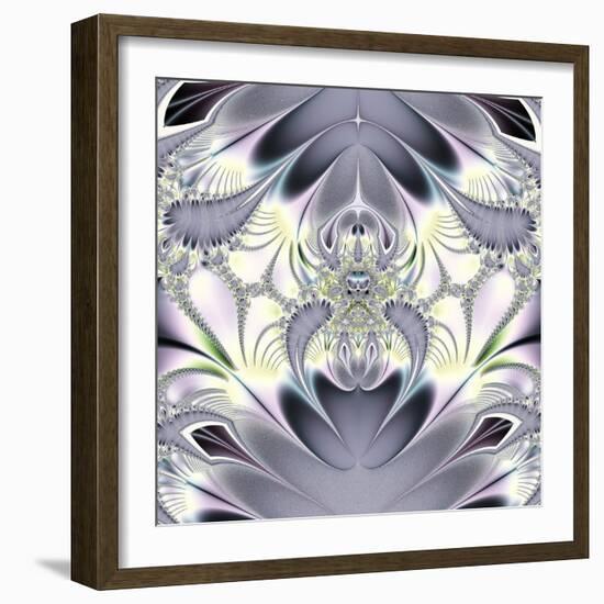 Purple Leaves-Vac-Framed Art Print