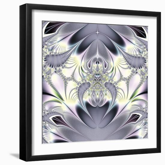 Purple Leaves-Vac-Framed Art Print