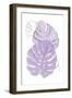 Purple Leaves-Martina Pavlova-Framed Art Print