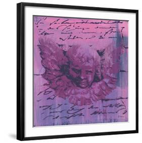 Purple Letter of an Angel-Anna Flores-Framed Art Print