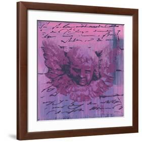 Purple Letter of an Angel-Anna Flores-Framed Art Print