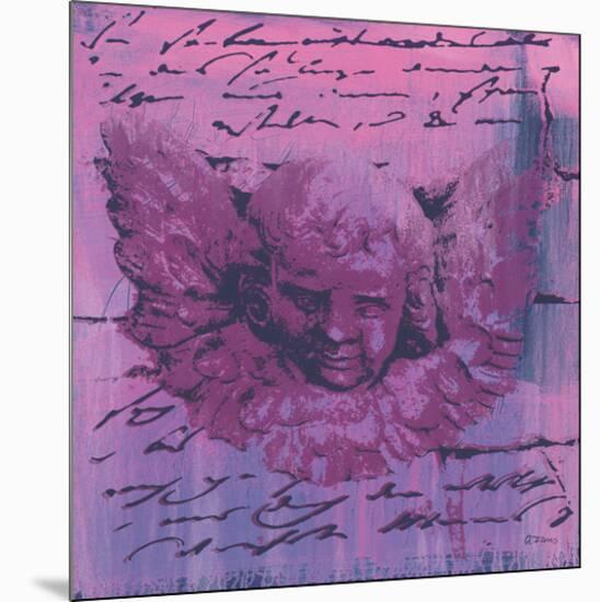 Purple Letter of an Angel-Anna Flores-Mounted Art Print