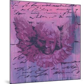 Purple Letter of an Angel-Anna Flores-Mounted Art Print