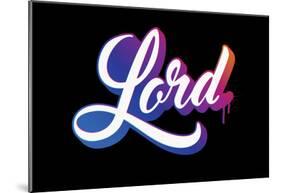 Purple Lord Swagu-null-Mounted Poster