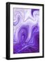 Purple Marble-Martina Pavlova-Framed Art Print