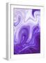 Purple Marble-Martina Pavlova-Framed Art Print