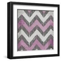 Purple Modele I-Elizabeth Medley-Framed Art Print