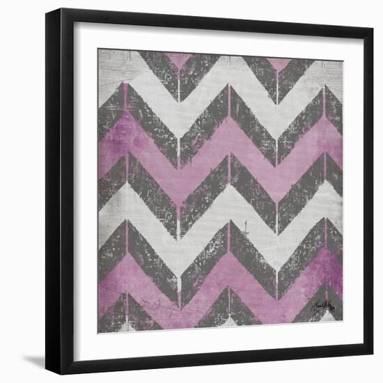 Purple Modele I-Elizabeth Medley-Framed Art Print