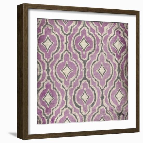 Purple Modele II-Elizabeth Medley-Framed Art Print