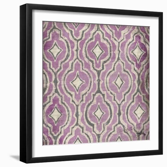 Purple Modele II-Elizabeth Medley-Framed Art Print