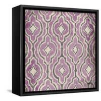 Purple Modele II-Elizabeth Medley-Framed Stretched Canvas