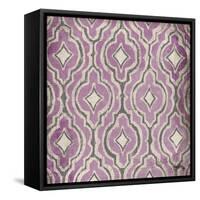 Purple Modele II-Elizabeth Medley-Framed Stretched Canvas