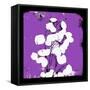 Purple Money-Herb Dickinson-Framed Stretched Canvas