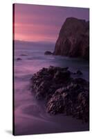 Purple Mood and Mist Sunset-Vincent James-Stretched Canvas