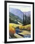 Purple Mountain Majesty I-Tim O'toole-Framed Art Print