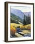 Purple Mountain Majesty I-Tim O'toole-Framed Art Print