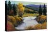 Purple Mountain View I-Tim O'toole-Stretched Canvas