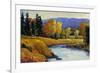 Purple Mountain View II-Tim O'toole-Framed Premium Giclee Print