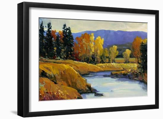 Purple Mountain View II-Tim O'toole-Framed Art Print