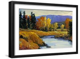 Purple Mountain View II-Tim O'toole-Framed Art Print