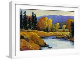 Purple Mountain View II-Tim O'toole-Framed Art Print