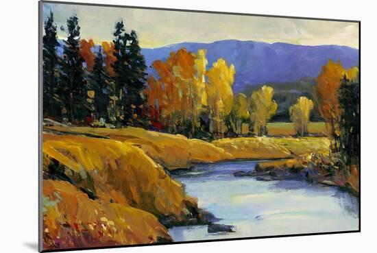 Purple Mountain View II-Tim O'toole-Mounted Art Print