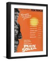 Purple Noon, 1960 "Plein Soleil" Directed by Rene Clement-null-Framed Giclee Print
