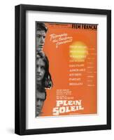 Purple Noon, 1960 "Plein Soleil" Directed by Rene Clement-null-Framed Giclee Print