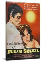 Purple Noon, French Movie Poster, 1964-null-Stretched Canvas