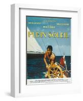 Purple Noon, French Movie Poster, 1964-null-Framed Art Print