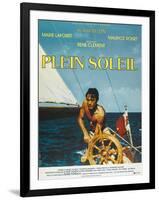 Purple Noon, French Movie Poster, 1964-null-Framed Art Print