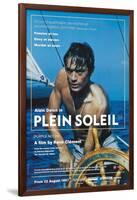 Purple Noon, UK Movie Poster, 1964-null-Framed Art Print