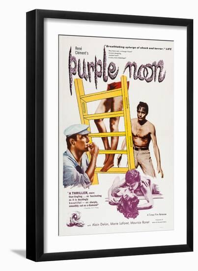 Purple Noon-null-Framed Art Print