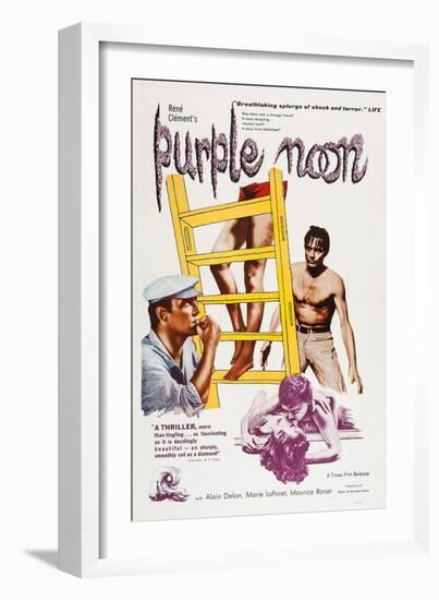 Purple Noon-null-Framed Art Print